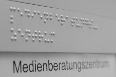 Bild: Türschild des MBZ Ilvesheim